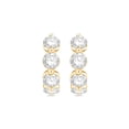 thumbnail image 2 of 2.00 CT.T.W. Lab Created Diamond Hoop Earrings in 14K Gold, 2 of 7