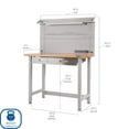 thumbnail image 4 of Seville Classics UltraHD Lighted Workbench, 48" W x 24" D x 65.5" H, 4 of 21
