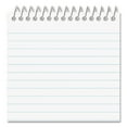thumbnail image 3 of Universal Wirebound Memo Book, Narrow Rule, 3 x 5, White, 50 Sheets, 12/Pack, 3 of 6