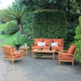 thumbnail image 1 of Cambridge Casual Catalina Teak Sofa Set, 5pc, 1 of 13