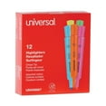 thumbnail image 2 of Universal® Desk Highlighter, Chisel Tip, Assorted Colors, 12/Set, 2 of 7