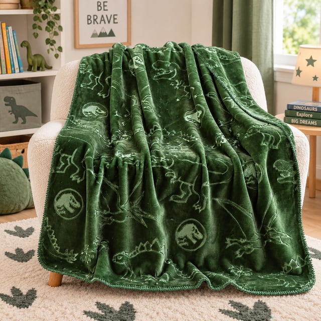 Kids Licensed Ultra Plush Embossed Throw, 50" x 60"