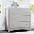 thumbnail image 3 of Delta Children Perry 3 Drawer Dresser with Changing Top and Interlocking Drawers, Choose Color, 3 of 14
