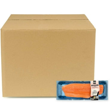 Skin-On Atlantic Salmon Fillet, Case, priced per pound