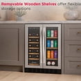 thumbnail image 9 of Frigidaire Gallery 24” Under Counter Beverage Fridge with Dual Zone Storage, 9 of 9