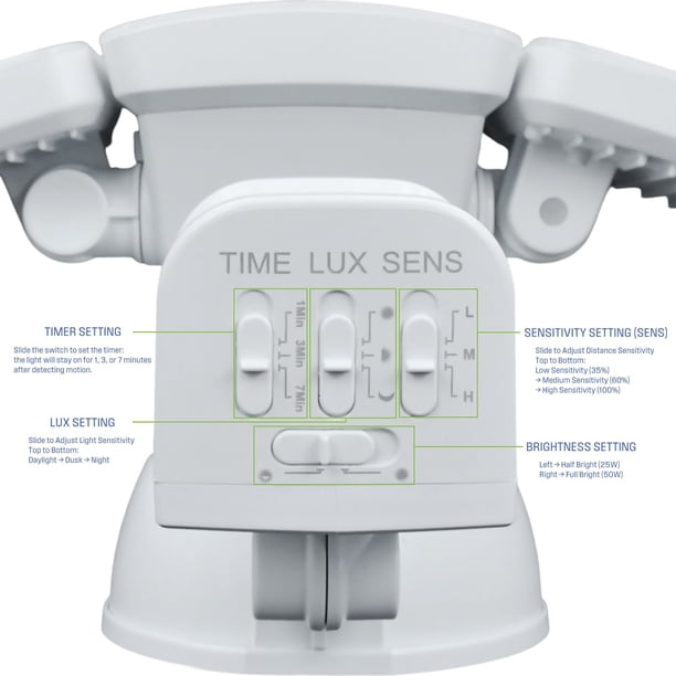Westinghouse 5000 Lumen Motion Activated Integrated LED Outdoor