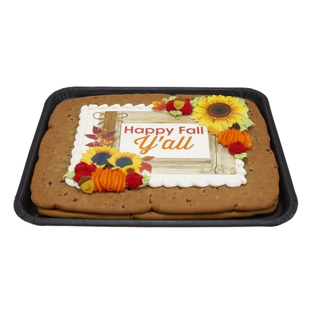 Fall Half Sheet Cookie Cake