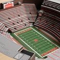 thumbnail image 3 of YouTheFan Nebraska Cornhuskers 25-Layer Football Stadium View 3D Wall Art, 3 of 5