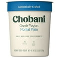 thumbnail image 1 of Chobani Plain Nonfat Greek Yogurt, 40 oz., 1 of 4