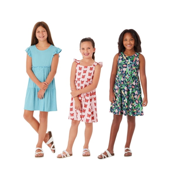Member's Mark Girls 3-Pack Knit Dresses