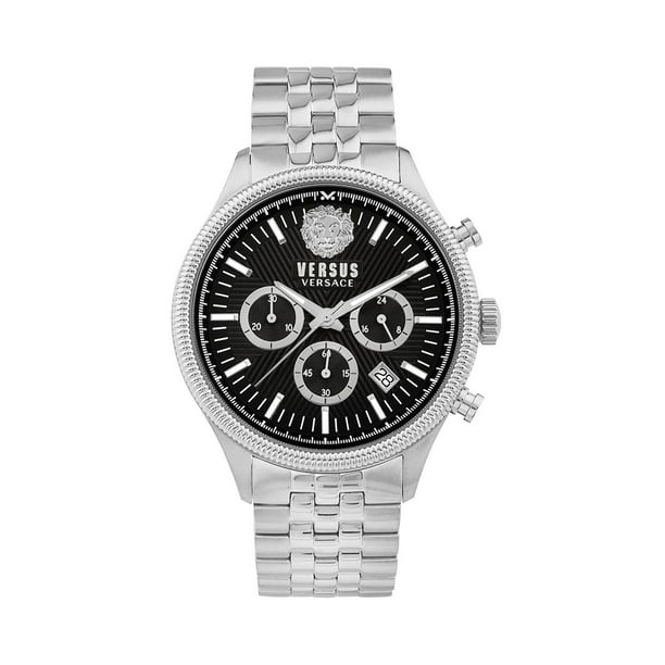 VICE VERSA（ヴァイスヴァーサ） 素材: ステンレススチール Versus by Versace Colonne Chronograph Stainless Steel Bracelet