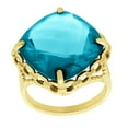 thumbnail image 1 of Treated Solitaire Gemstone Ring in 14K Gold, 1 of 6