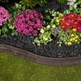 thumbnail image 3 of GroundSmart 4' Black Roman Brick Rubber Landscape Edging, 48pk, 3 of 9