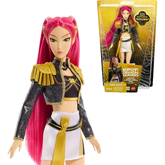 KPop Demon Hunters HUNTR/X "Golden" Singing Doll with Accessories