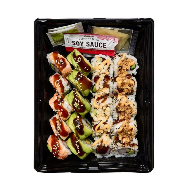 Member's Mark by Mai Sushi Roll Combo Platter, 20 pcs.