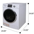 thumbnail image 3 of Hamilton Beach 2.7 cu. ft. 2-in-1 Front Load Electric Washer and Dryer Combo, 3 of 11