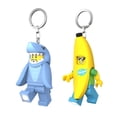 thumbnail image 2 of LEGO Shark & Banana Keychain Lights + Triceratops Sticker, 2 of 6