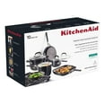 thumbnail image 6 of KitchenAid 10-Piece Hard Anodized Nonstick Cookware Pots and Pans Set, Onyx Black, 6 of 15