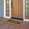 thumbnail image 2 of Apache Mills Naturelles Faux Coir Indoor/Outdoor Doormat, 2' x 3', 2 of 10