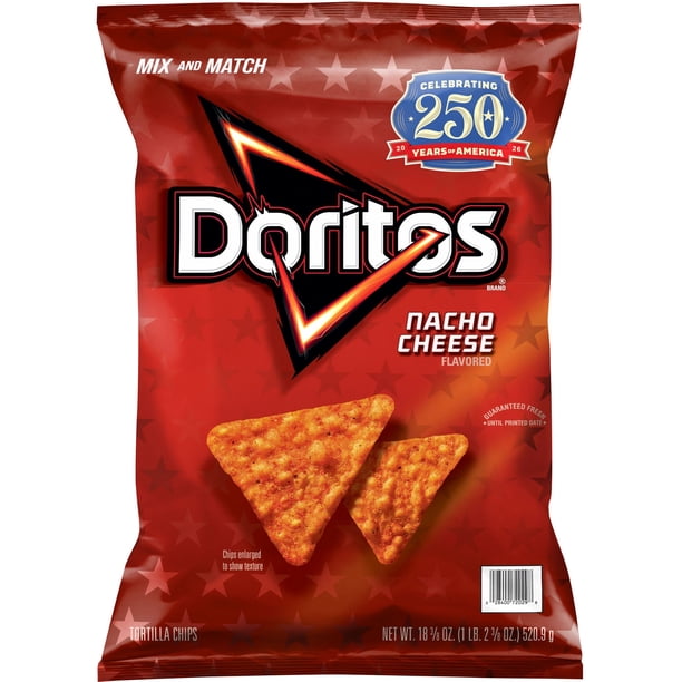 Doritos Tortilla Chips Nacho Cheese Flavored