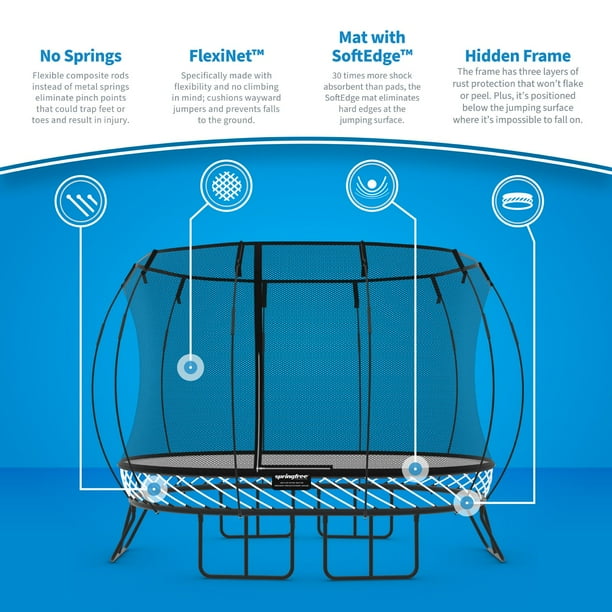 Springfree 8' x 11' Medium Oval Trampoline
