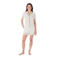 thumbnail image 1 of Member's Mark Women's 2-Piece Notch Collar Pajama Set, 1 of 11
