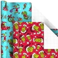 thumbnail image 5 of Hallmark 250 Sq. Ft. Dr. Seuss Grinch Wrapping Paper Rolls, 4-Pack, 5 of 7