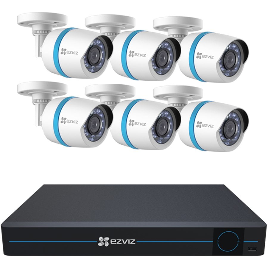 EZVIZ Channel 1080p HD IP NVR Security System with 2TB Hard