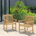 thumbnail image 5 of Amazonia Hayden Teak Outdoor Dining Set, Choose Style, 5 of 9