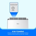 thumbnail image 4 of Midea Duo 12000 DOE 14000 BTU ASHRAE Smart Inverter Portable AC with Heat, 4 of 15