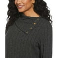 thumbnail image 3 of Rafaella Women's Cowl Neck Top, 3 of 5