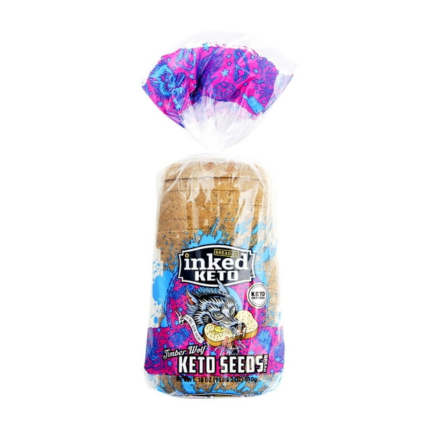 Inked Keto Timber Wolf Keto Seeds Bread 18 oz., 2 pk. - Samsclub.com