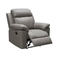 thumbnail image 18 of Manhattan 3-Piece Top-Grain Leather Reclining Set, 18 of 19