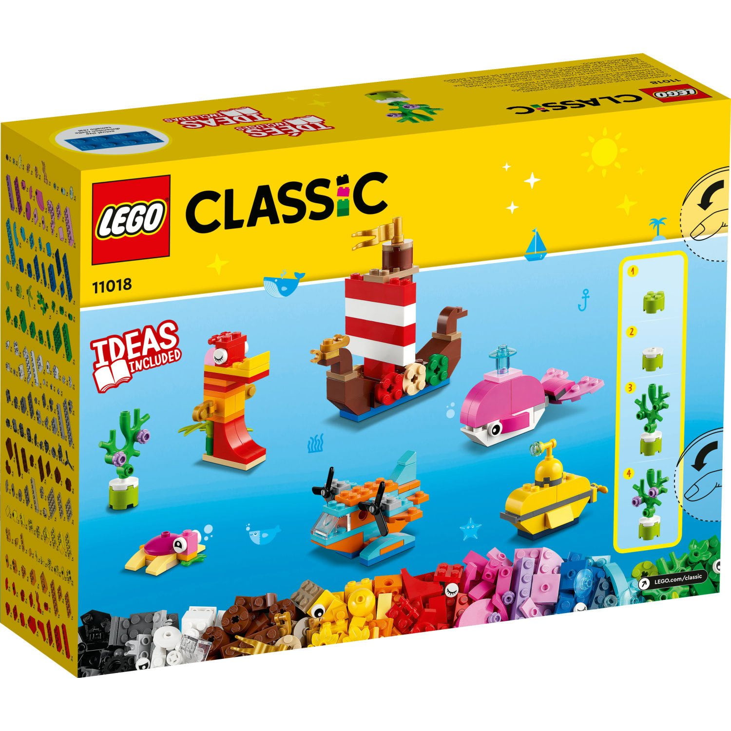 LEGO Classic Creative Ocean Fun 11018 Building Kit (333 Pieces