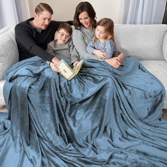 Oversized Cozy Night Cloud Throw Blanket, 110" x 132"