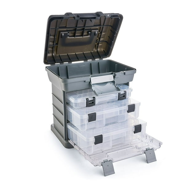 best tackle box gun Amazon.com: Gamakatsu LUXXE Waterproof Box XXL LE507 Gun Smoke : Sports &  Outdoors