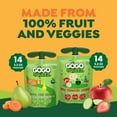 thumbnail image 4 of GoGo SqueeZ Fruit & VeggieZ Applesauce Pouches, 3.2 oz., 28 pk., 4 of 7