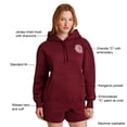 thumbnail image 4 of Champion Women's Varsity Fleece Hoodie, 4 of 7