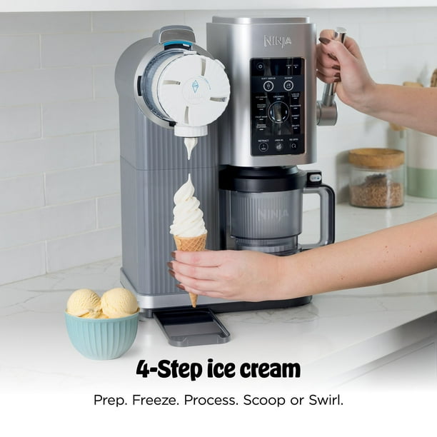 Ninja CREAMi Scoop & Swirl Ice Cream & Soft Serve Maker, 13 One