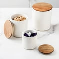 thumbnail image 3 of Member's Mark 4-piece Canister With Acacia Wood Lid Set, 3 of 11