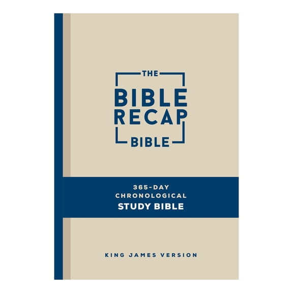 The Bible Recap 365-Day Chronological Study Bible by Tara-Leigh Cobble, Hardcover