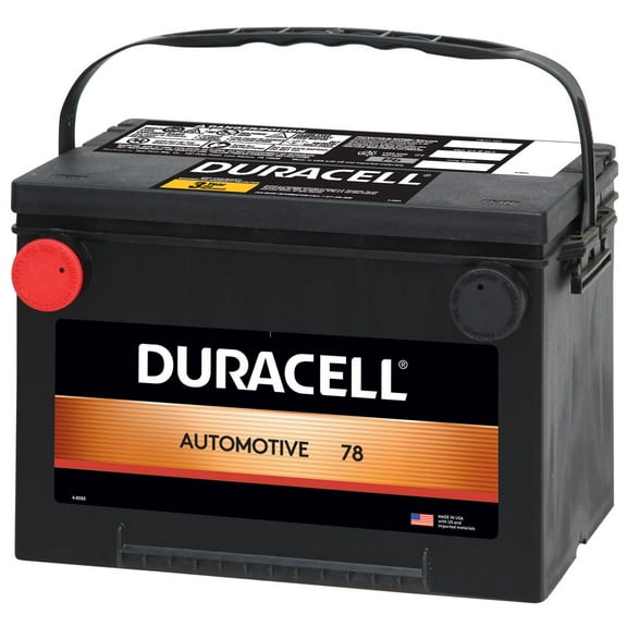 Duracell Automotive Battery, Group Size 78