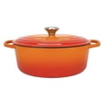 thumbnail image 2 of Le Creuset Signature Cast Iron Oval Dutch Oven, 2 of 4