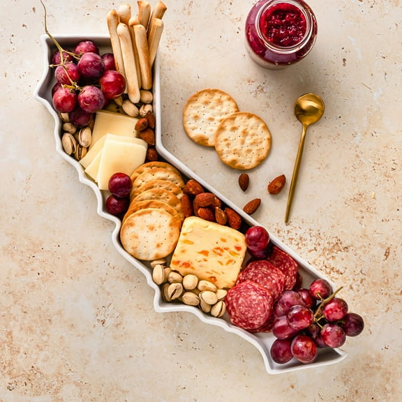 Lark Porcelain State-Shaped Bake & Serve Dish, Choose State