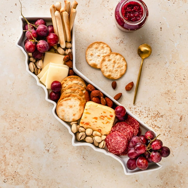 Lark Porcelain State-Shaped Bake & Serve Dish, Choose State
