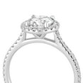 thumbnail image 5 of 1.35 C.T. T.W. Round Cut Halo Diamond Ring in 18K Gold, 5 of 7
