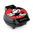 thumbnail image 1 of Mickey Mouse 7" Round Waffle Maker, Ceramic Non-Stick Cooking Plates, 1 of 7