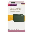 thumbnail image 3 of Smead 1/3 Cut Adjustable Positions Hanging File Folders, Green Legal, 25ct., 3 of 4