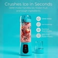 thumbnail image 9 of BLENDi Portable Blender 2-Pack, Black & Turquoise, 9 of 11