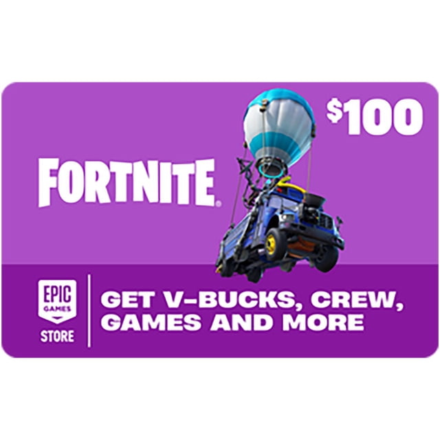 Fortnite $100 Email Delivery Gift Card